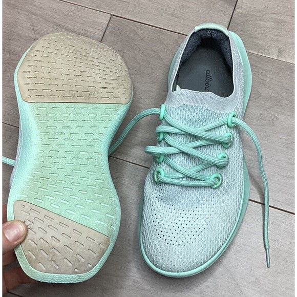 ALLBIRDS Men\'s Tree Dasher 1 SNEAKERS SZ 9 Roads running shoes Green main image 6